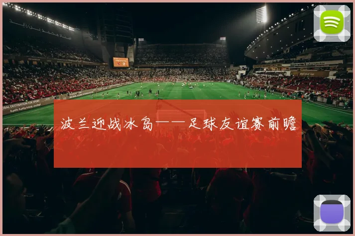 波兰迎战冰岛——足球友谊赛前瞻